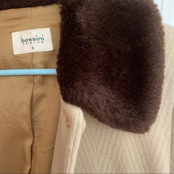 Vintage Tan/Beige Wool Coat - Picture 4 of 7